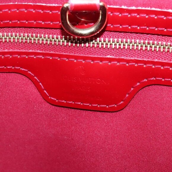 LOUIS VUITTON Monogram Vernis Wilshire PM Bag Pomme D'amour M93642 Auth BA1873 - Picture 13 of 16